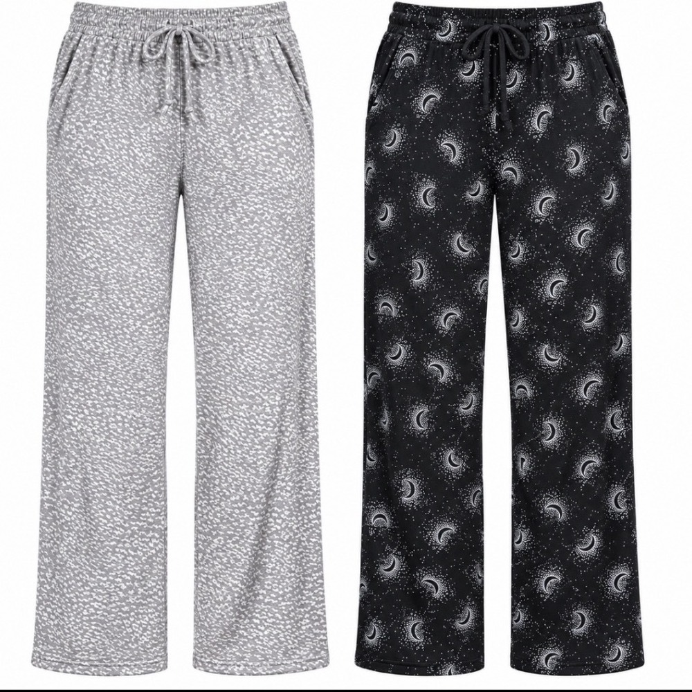 Charter Club Women's L Pajama Pants Lot 2 NWT Modal Cotton Lounge Sleepwear